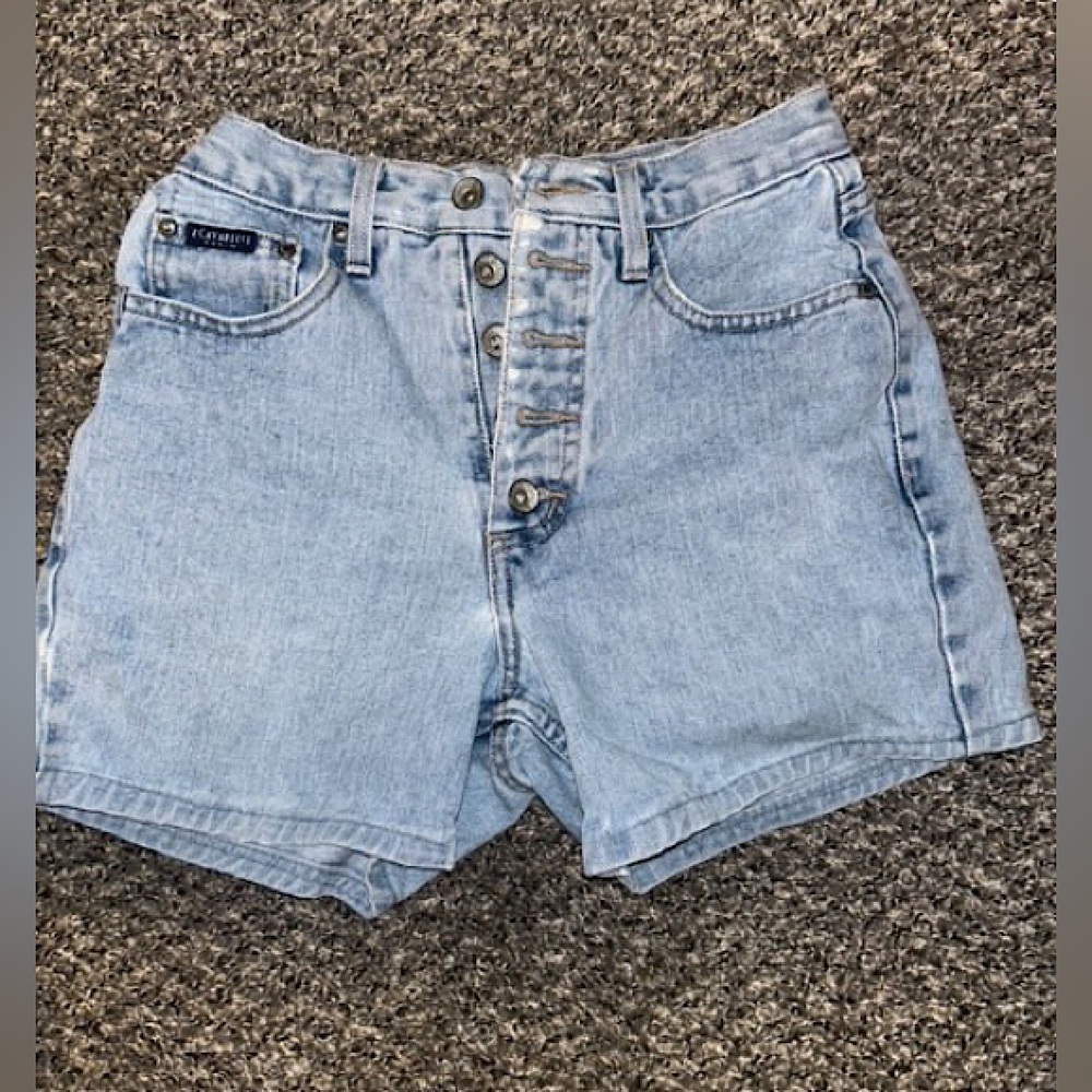Button Down Blue Jean Shorts size 27